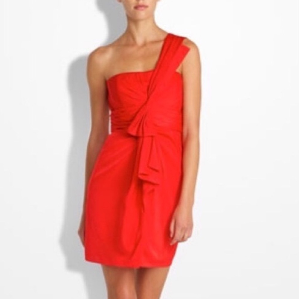 BCBGMaxAzria One Shoulder Dress